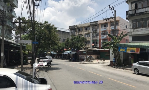 ขายที่ดิน ถนนพระราม2 ซอย28 แยก22 เขตจอมทอง กทม. พร้อมสิ่งปลูกสร้าง เป็นพื้นที่สีส้ม ขนาด 8 ไร่ 1 งาน 85 ตร.ว. โทร. 0814018666