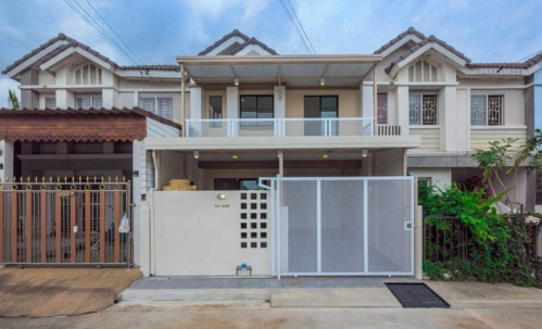 ขายทาวน์เฮาส์ 2 ชั้น พฤกษา 76 ซอย 1 บางใหญ่-แก้วอินทร์ หน้าบ้านไม่ชนใคร วิวโปร่งเป็นส่วนตัว