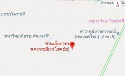 ให้เช่าบ้าน 2ชั้น โคราช ราคาถูก โครงการ เอื้ออาทรโชคชัย อ.โชคชัย จ.นครราชสีมา พร้อมแอร์ ใกล้มหาวิทยาลัยรามคำแหง โทร 080-6354406