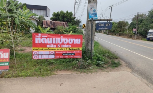 ขายที่ดินสวยมาก ผ่อนได้ คุ้ม เวียงชัย จ.เชียงราย มีให้เลือก 70-100-200 ตร.ว. ทำเลทองใจกลางชุมชน โทร 0962944651