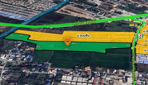 ที่ดินทำเลดี ติดถนนใหญ่ ห่างจาก ถ.ชัยพฤกษ์ เพียง 400 ม. พร้อมโอน หน้ากว้างติด ถนน 60 ม. หลังติดคลองสวย โทร 092-7579858