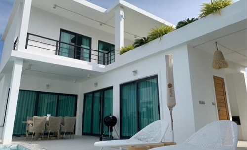 ขายด่วน พูลวิลล่า หัวหิน ประจวบฯ ใกล้ทะเล เดินทางสะดวก 2 ชั้น 3 ห้องนอน ตกแต่งเสร็จเรียบร้อย พร้อมเข้าอยู่ได้ทันที Tel. 0632897879