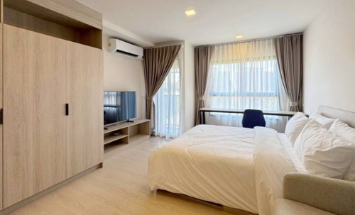 dcondo Vivid Rangsit คอนโดตรงข้าม ม.กรุงเทพ ข้ามสะพานลอย = ถึงมหาลัย พร้อมอยู่! โทร 061-616-1426