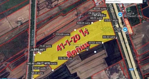 ขายที่ดิน อยุธยา บางปะอิน 68-2-9 ไร่ ด้านหน้าติดถนนใหญ่ 347 ราคาพิเศษ โทร.084-1416555
