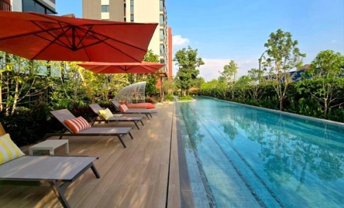 ขายคอนโด ใหม่ dcondo Vivid Rangsit ตรงข้าม ม.กรุงเทพ ข้ามสะพานลอยก็ถึงมหาลัย พร้อมอยู่ โทร 0616161426