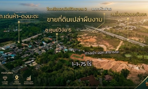 ขายที่ดินเนินเขา 1 ไร่กว่า ใกล้สิงห์ปาร์ค-วัดร่องขุ่น ทำเลแยกหัวฝาย เชียงราย น้ำไม่ท่วม! โทร 081-0321111