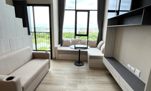 The Indeed Condo Park Amata คอนโดเพดานสูง 4.4 เมตร ทำเลใกล้นิคมอุตสาหกรรมอมตะซิตี้ ชลบุรี โทร 093-168-1685