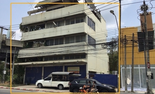 ขายที่ดินพร้อมตึก 3 ชั้นครึ่ง เนื้อที่ 116.2 ตารางวา  สุขาภิบาล5 ใกล้ห้าแยกวัชรพล