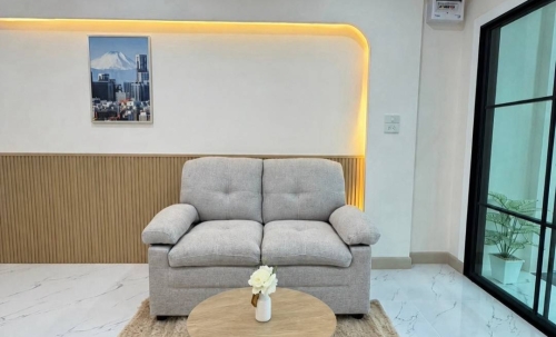 [หลังมุม สไตล์ Minimal] ทาวน์เฮาส์ชั้นเดียว หมู่บ้านตะวันงาม ซอยกันตนา-บางใหญ่