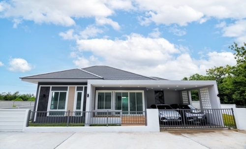 เจ้าของขายเอง บ้านเดี่ยวใหม่ พนัสนิคม หนองเหียง ใกล้331 75.8ตร.ว. 2.39ล. ฟรีโอน โทร 099-4464142