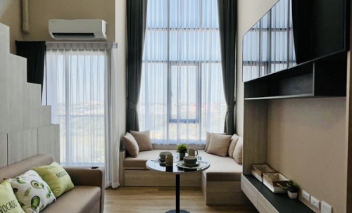 The Indeed Condo Park Amata คอนโดเพดานสูง 4.4 เมตร ทำเลใกล้นิคมอุตสาหกรรมอมตะซิตี้ ชลบุรี โทร 093-168-1685