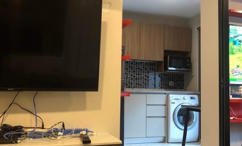 Kave condo ตรงข้าม ม.กรุงเทพ รังสิต ขาย 1.9 ให้เช่า 10k ชั้น 6 ห้องริม